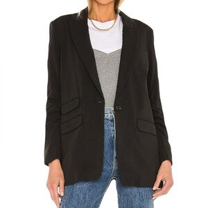 NWT Veronica Beard Women’s Oversized Black Martel Blazer Sz Small